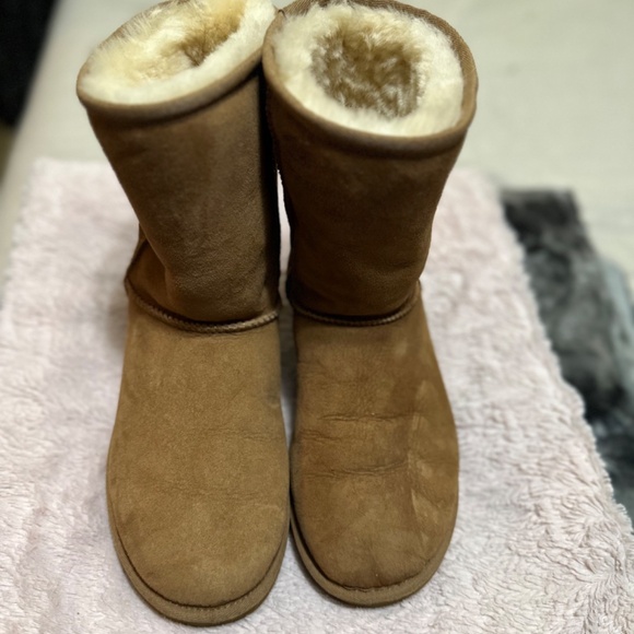 Womens UGG® Classic Short II Boot - Chestnut - Picture 6 of 6